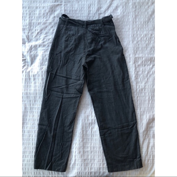 Wilfred High Waisted 3/4 Length Pants w Waist Tie - Picture 2 of 14